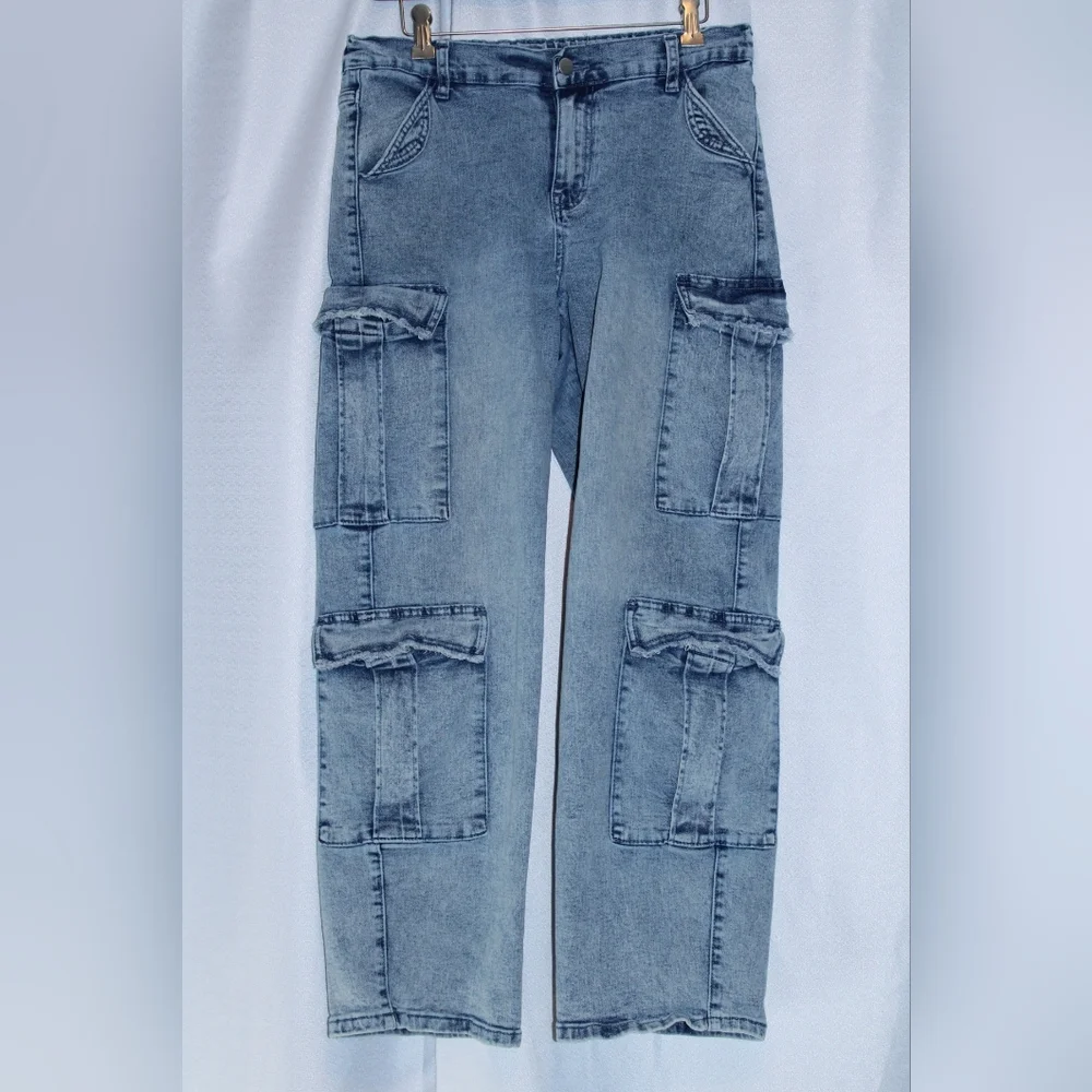 Justice Cargo Jeans – Size M - Picture 2 of 8